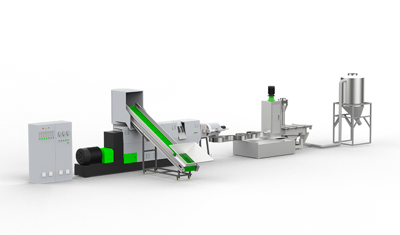 薄膜密实仓回收造粒机组
